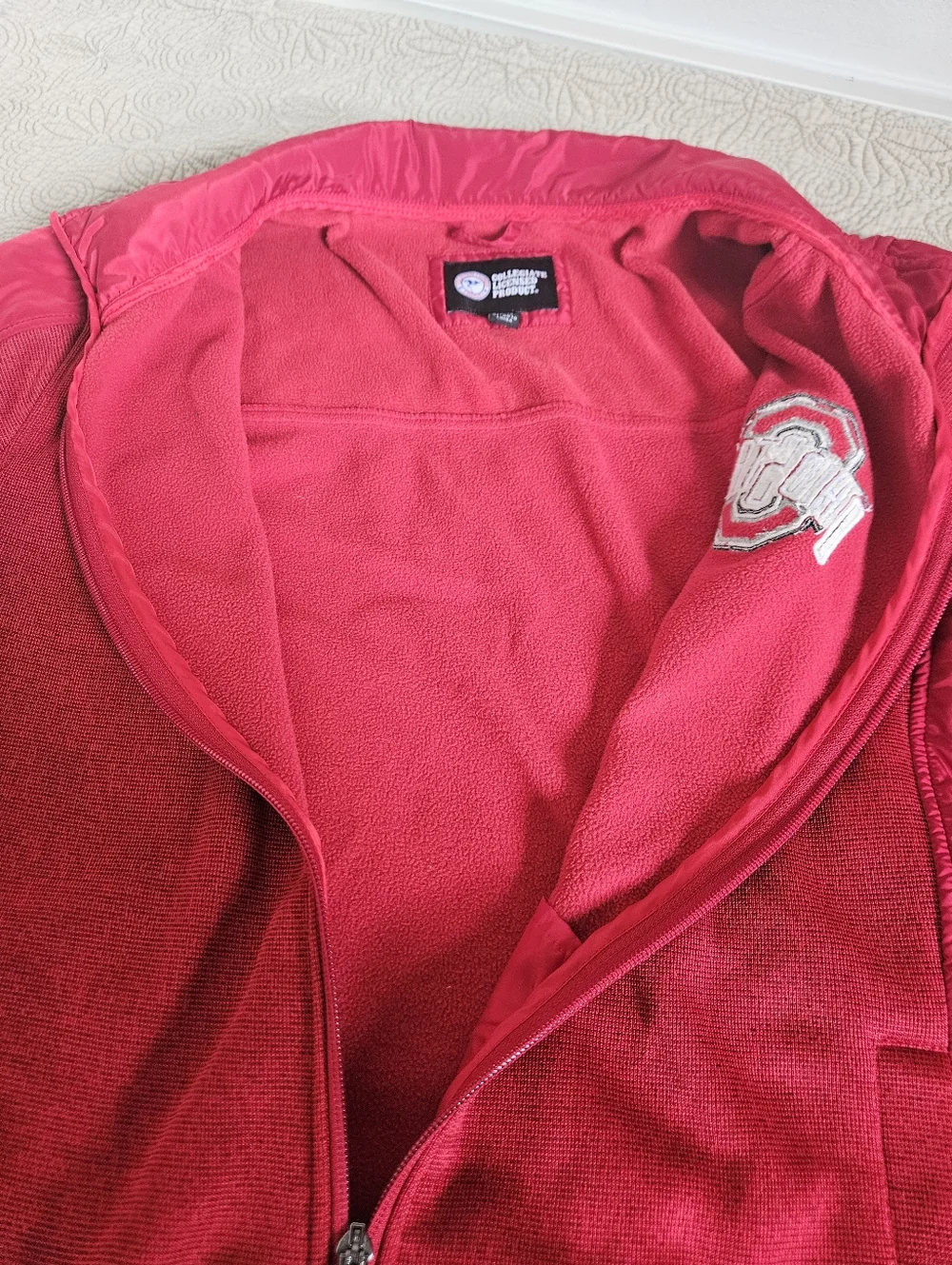Red Buckeye Zip Up Jacket Men's Large - Picture 7 of 8